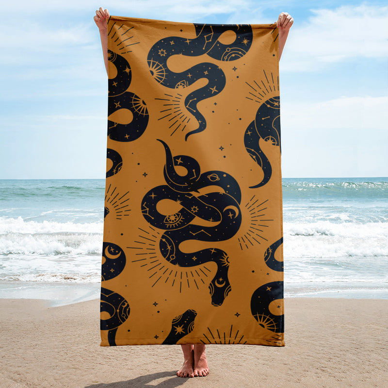 The Snaked Beach Towel